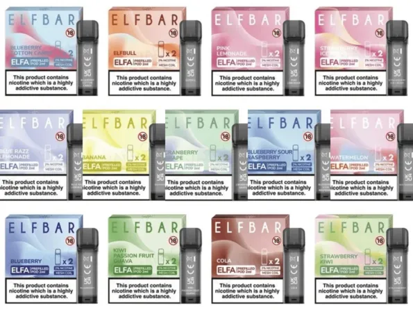 Elf Bar Elfa Pod Prefilled Starter Kit 850mAh Cranberry Grape Black - Фото 4